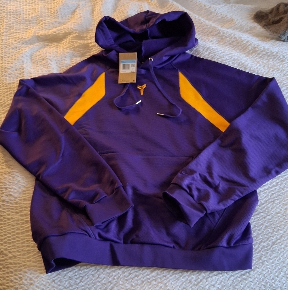 Nike Kobe Therma Fit Pullover Mens Purple Hoodie HJ8109-547 NWT Size Med